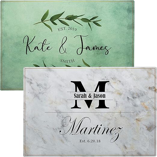 Personalized Glass Cutting Board, Tempered Glass Cutting