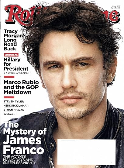 Amazon Com Rolling Stone 1258 04 07 16 James Franco On Cover