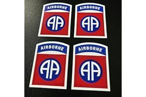 LONE STAR SIGNS 82nd Airborne Division (4 pack) - Stickers
