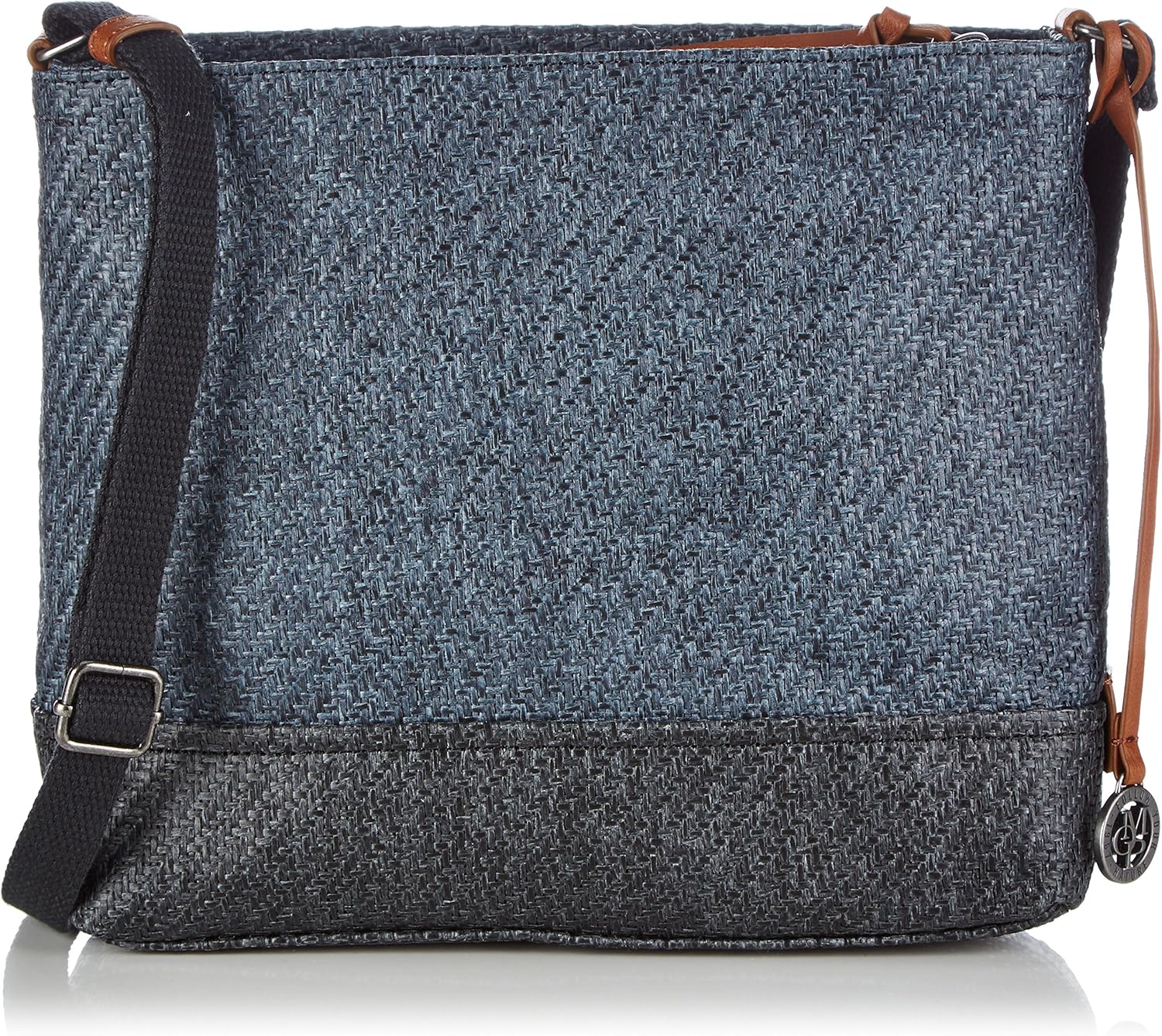 Marc O'Polo Damen Crossbody Bag M Umhängetaschen, Blau (Blue Washed 851