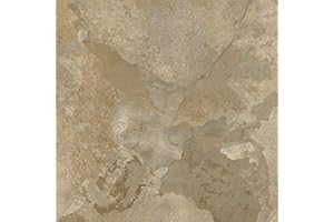 ACHIM HOME FURNISHINGS Nexus Self Adhesive 12-Inch Vinyl Floor Tiles, 20 Tiles - 12" x 12", Light Slate Marble Pattern - Peel & Stick, DIY Flooring for Kitchen, Dining Room, Bedrooms & Bathrooms by Achim Home Decor