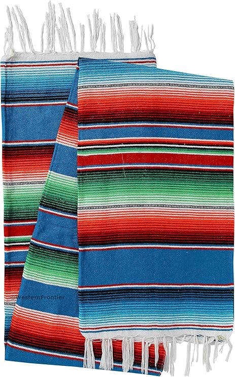 MEXICAN Blankets Serapes Red/Black Saltillo Southwestern ...