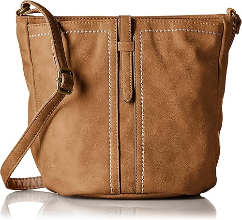 Amazon サック ショルダーバッグ レディース シンプル キャメル ショルダーバッグ