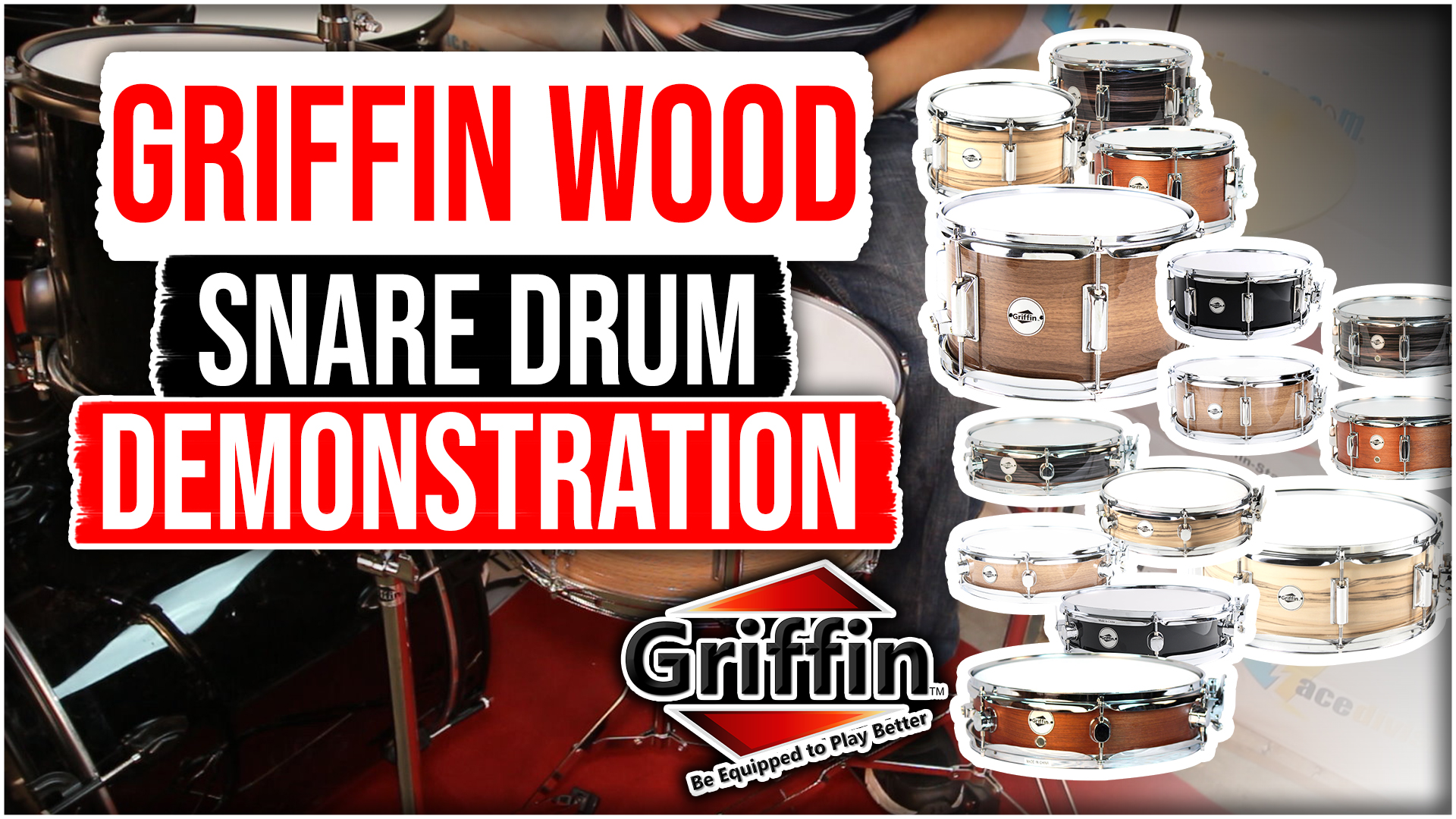 Amazon.com: GRIFFIN Snare Drum – 13