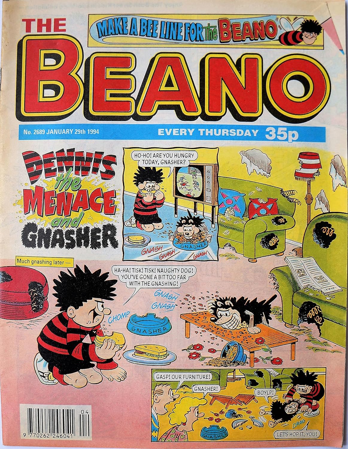 Vintage Rare The Beano Weekly Comic Magazine No. 2689 Boys And Girls