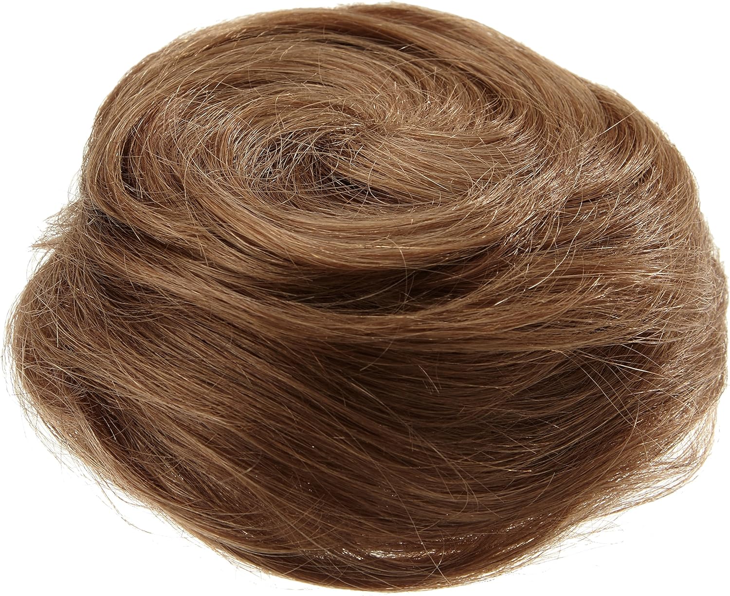 American Dream Medium Human Hair Bun, Medium Ash Brown Number 10