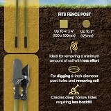 Postsaver Post Hole Digger Heavy-Duty Spade for Professional or DIY view 2