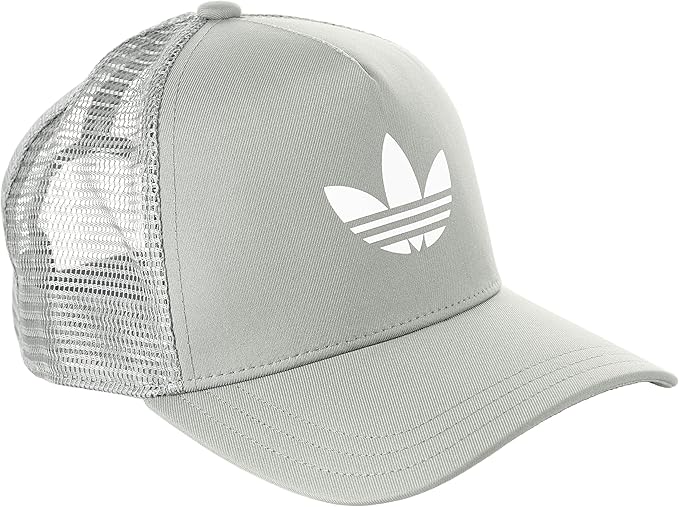 Amazon Adidas キャップ Trefoil Trucker グレー 白 サイズ Osfm 男性用ワンサイズ キャップ 通販