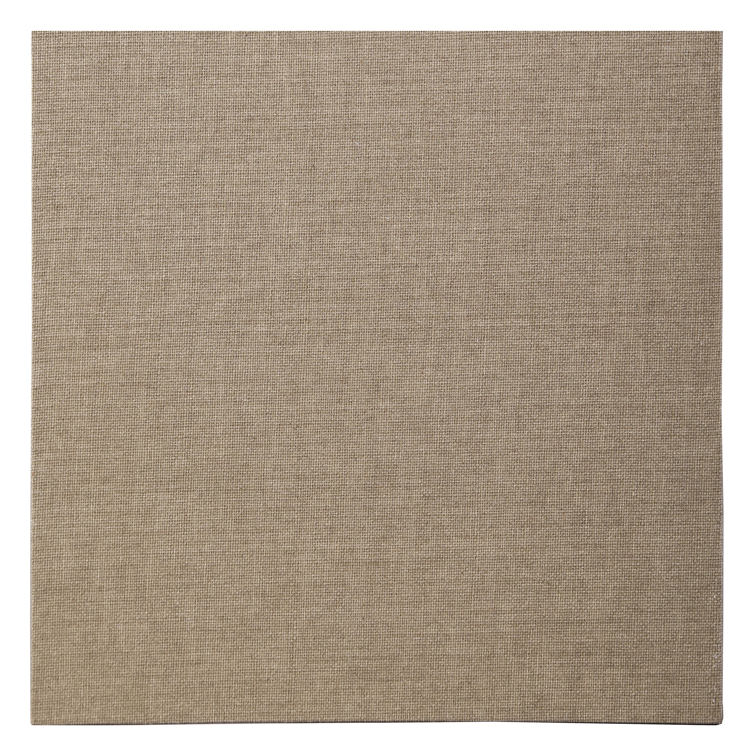 Clairefontaine - Ref 34148C - Natural Canvas Board - 30 x 30cm Sized, 3mm Thick, 75% Cotton & 25% Polyester - Transparent Coating for Oil & Acrylic Painting