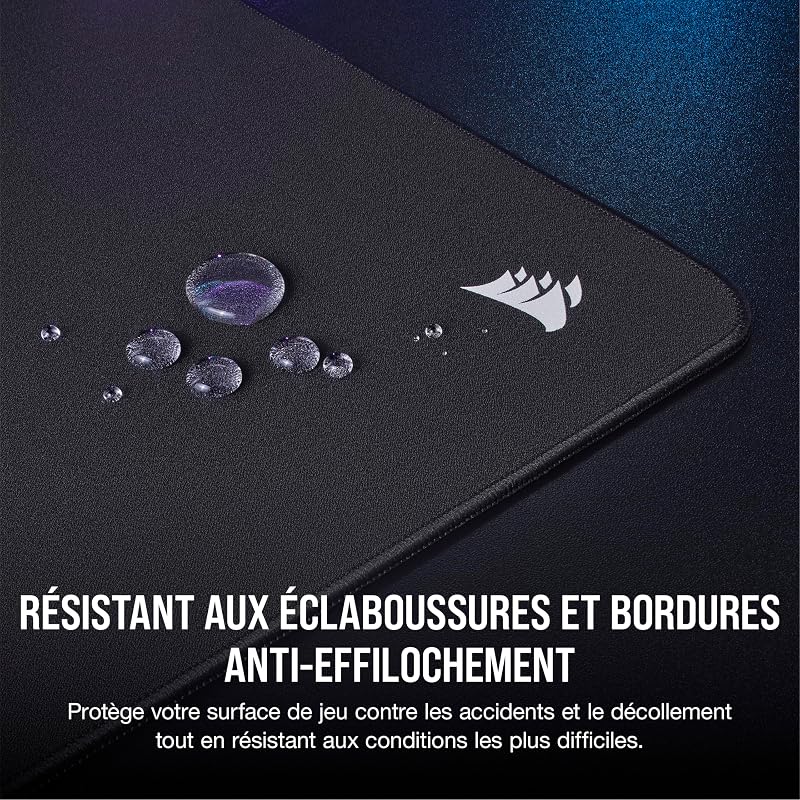MM500 v2 Tissu Hybride Tapis de Souris Étendu pour Le Jeu – Noir