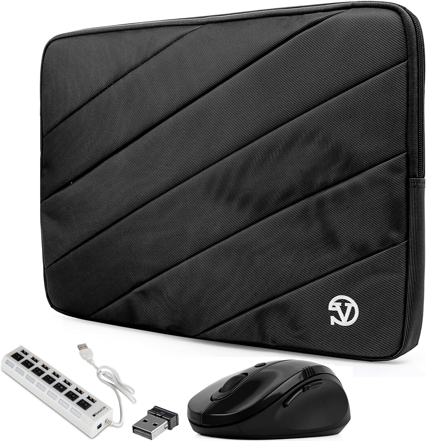 Protective Computer Cover Black Laptop Sleeve Case 13.3 inch for