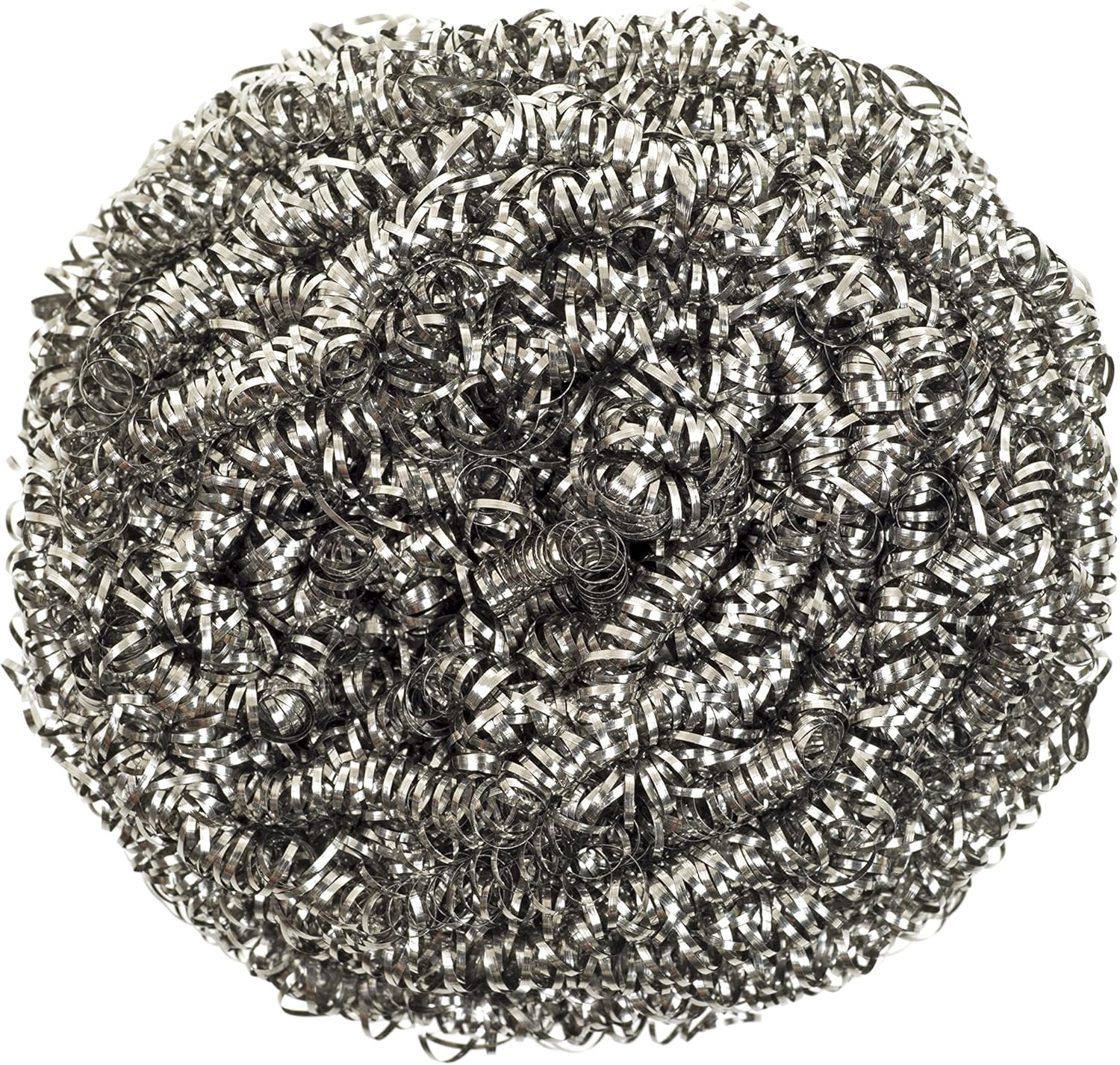 HIC Harold Import Co Non-Scratch Scouring Pad and Dish Scrubbers, Stainless Steel, Set of 3, Silver: Kitchen & Dining