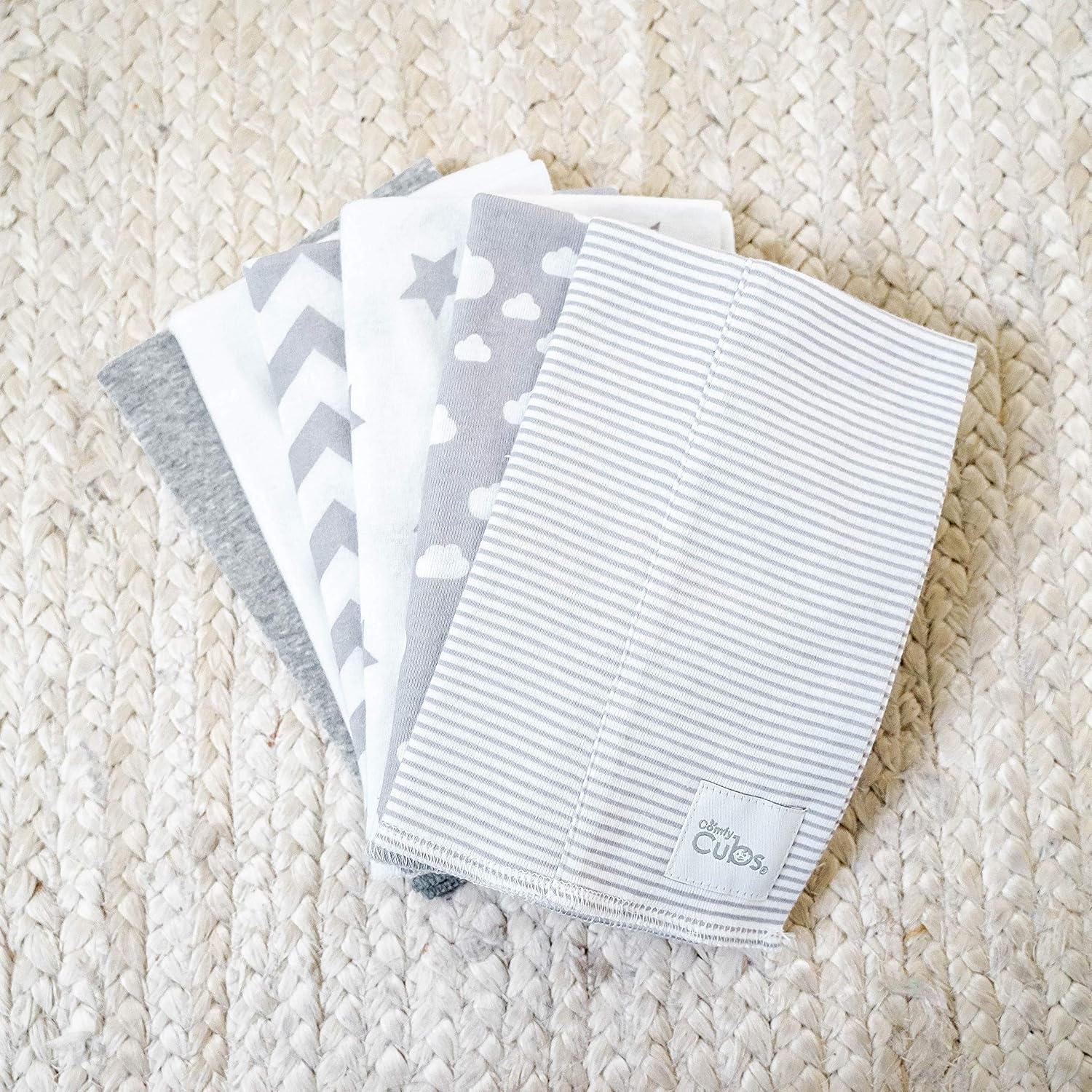 6 burp cloths