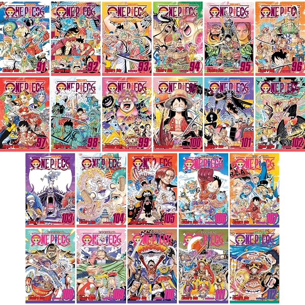 One Piece Omnibus Series Set (35 Books), Complete Manga Collection