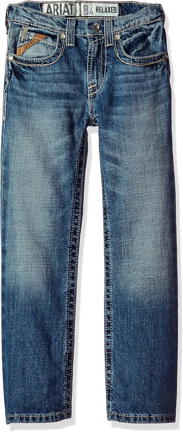 ARIAT Boys' Big B4 Relaxed Bootcut Jean: Clothing