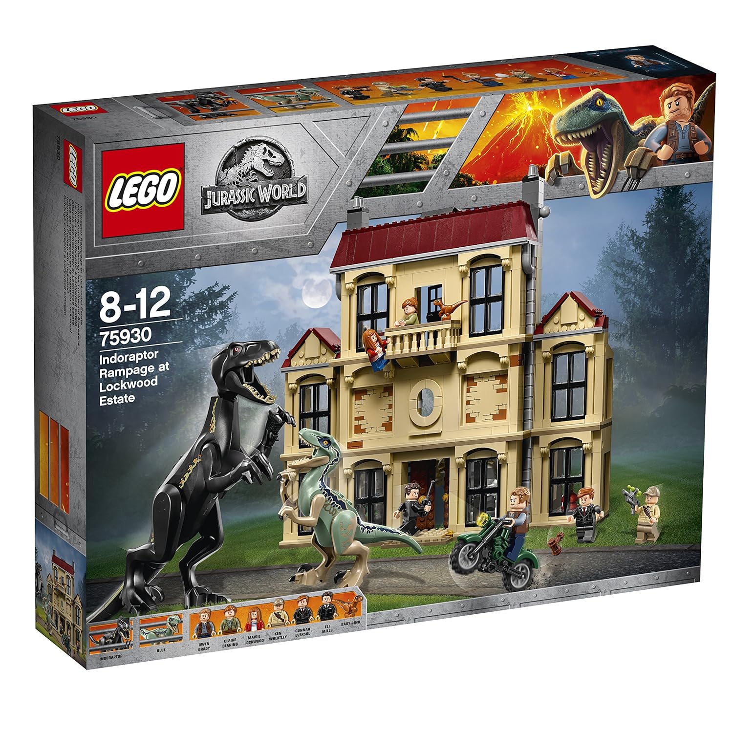 jurassic world reino caído lego
