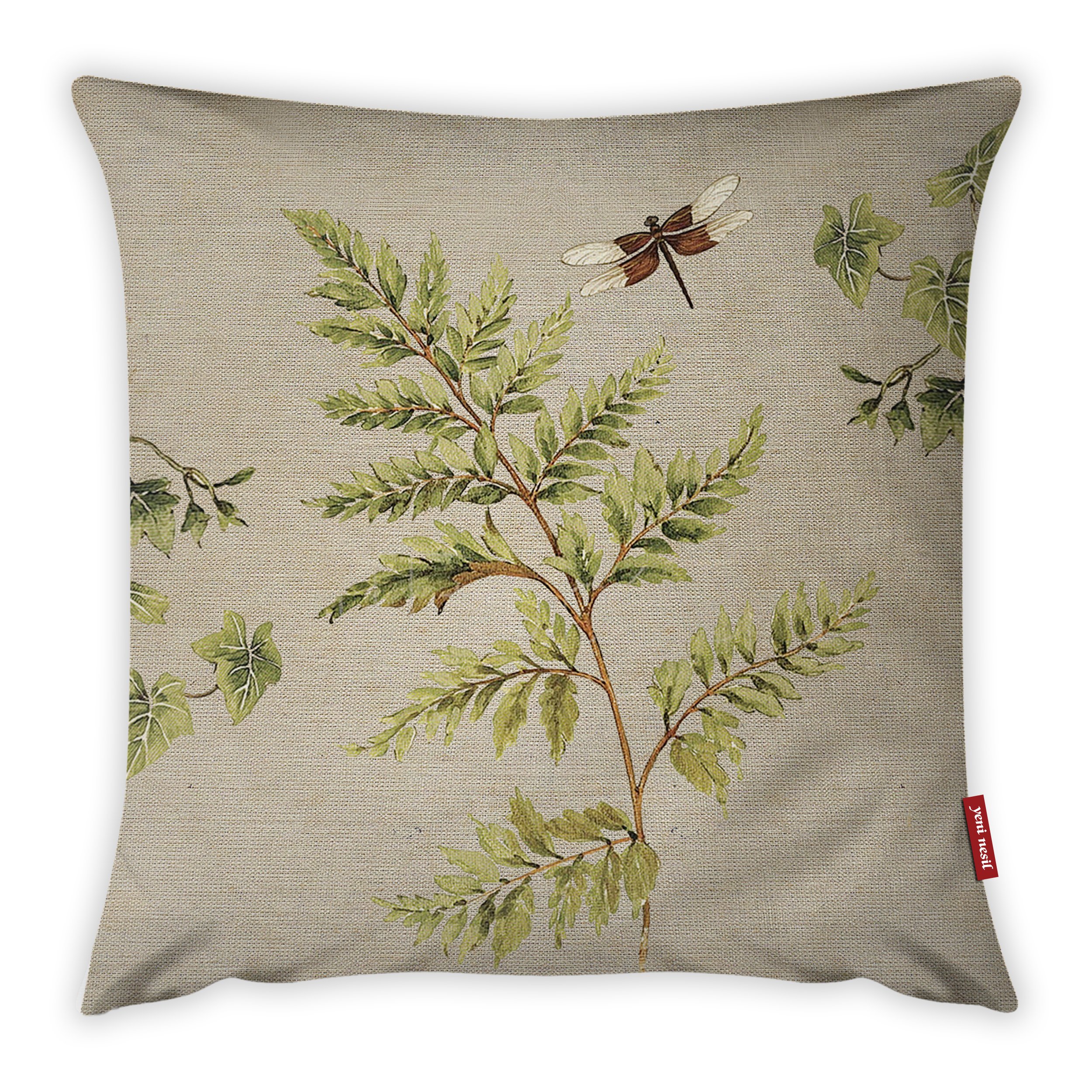 Bonamaison Decorative Cushion Cover, Cotton Polyester, Multicolor, 45x45