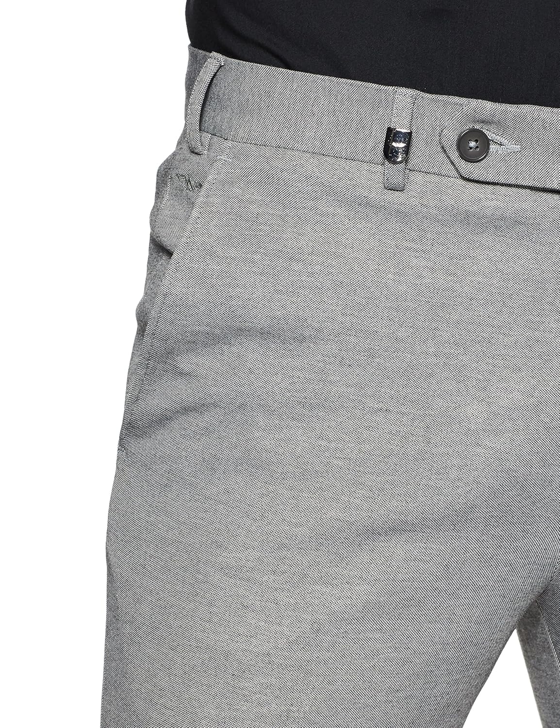 park avenue men's slim fit formal trousers