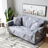 Teynewer 1-Piece Fit Stretch Sofa Cover 1 Seater Elastic Pattern Slipcover view 5