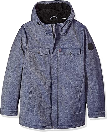 men's levi's hooded trucker jacket