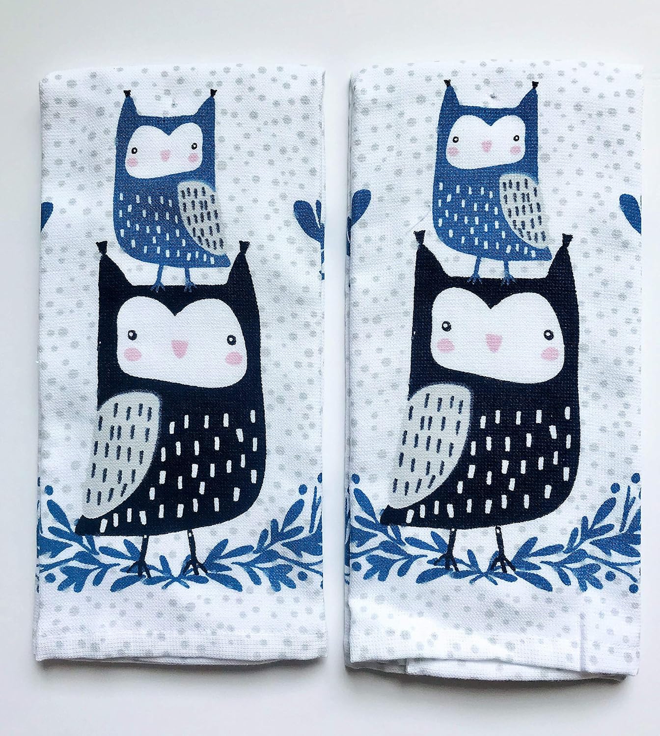 Mainstay Kitchen Towels, Set of 2 (Owl Pair) Home & Kitchen