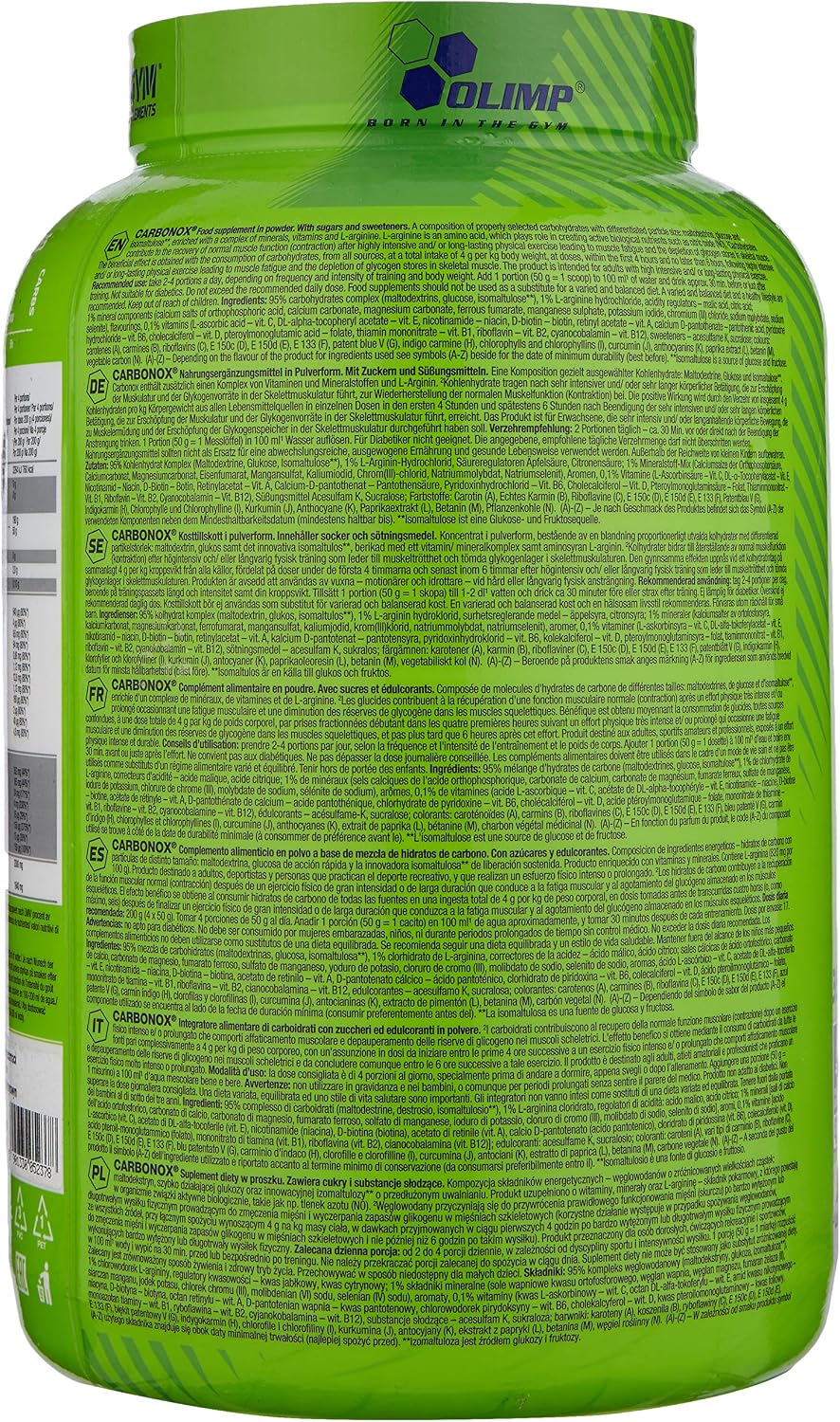 Olimp Sport Nutrition Carbonox Powder, Lemon Flavour, (3500 g), 3.5 kg (Pack of 1) - Image 3