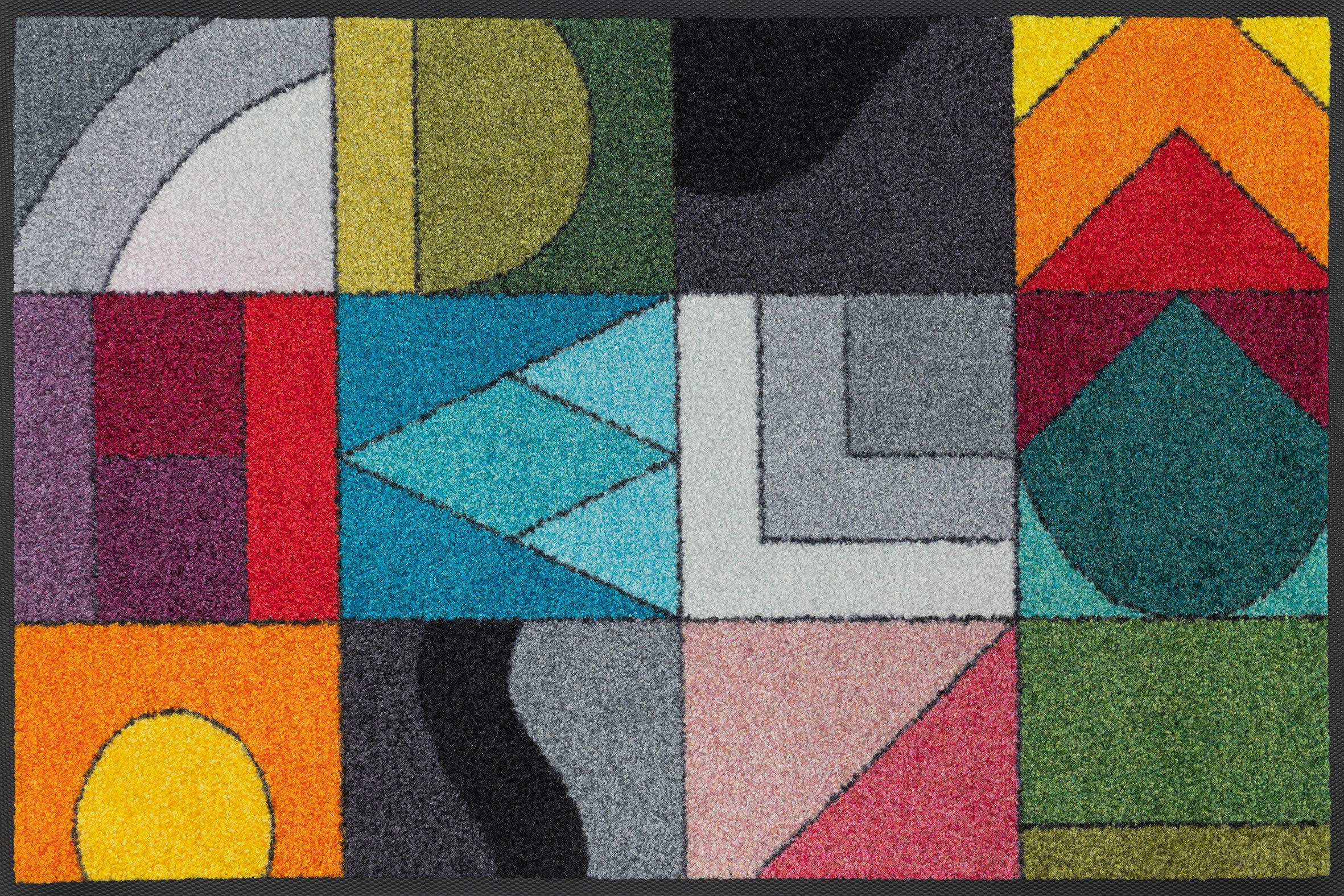 Wash+Dry Momix Door Mat, 50 x 75 cm, Washable Inside and Outside