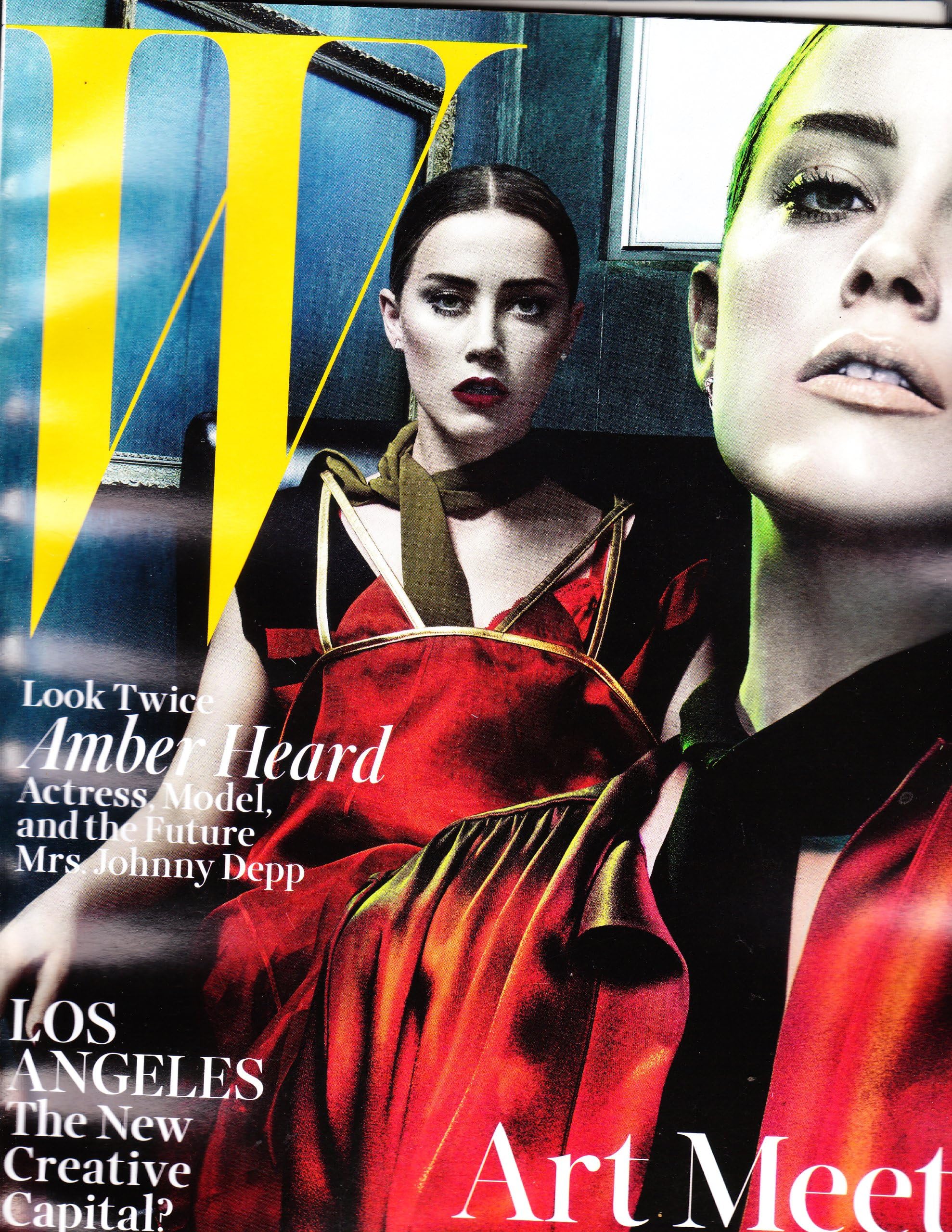 W Magazine June July 2014 Amber Heard