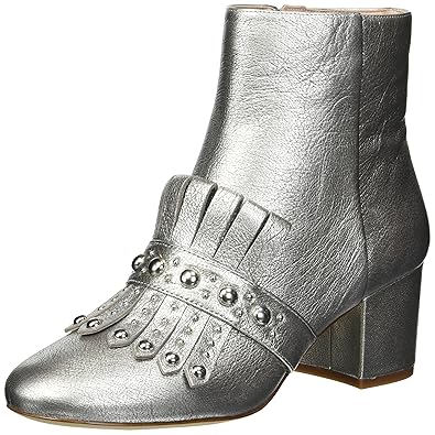 nine west silver boots