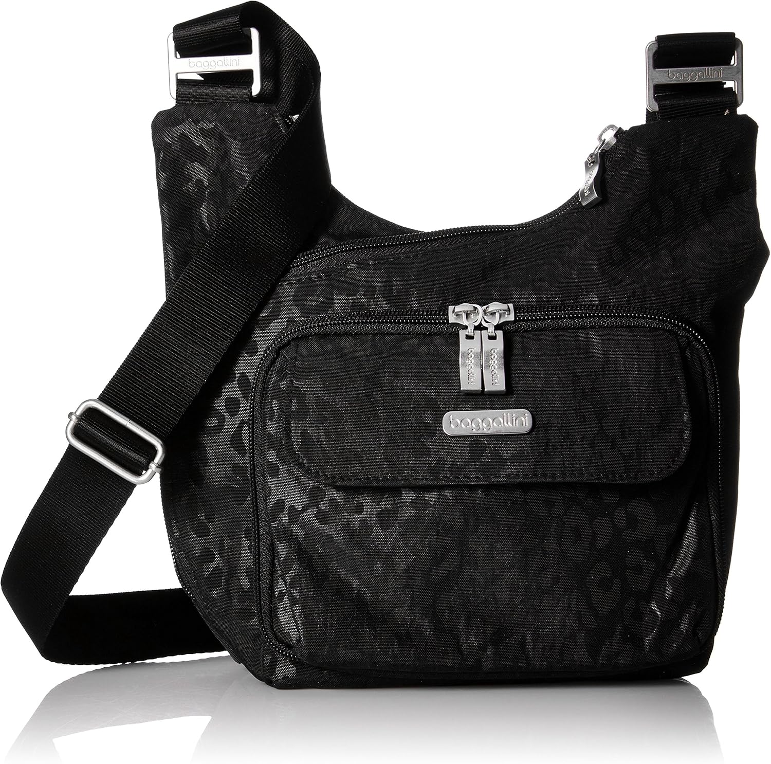 Baggallini MCC570UCB Criss Cross Crossbody Bag, Black Cheetah, One Size Amazon.ca Luggage & Bags
