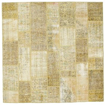 Carpetvista Patchwork Teppich 250x250 Moderner Quadratisch