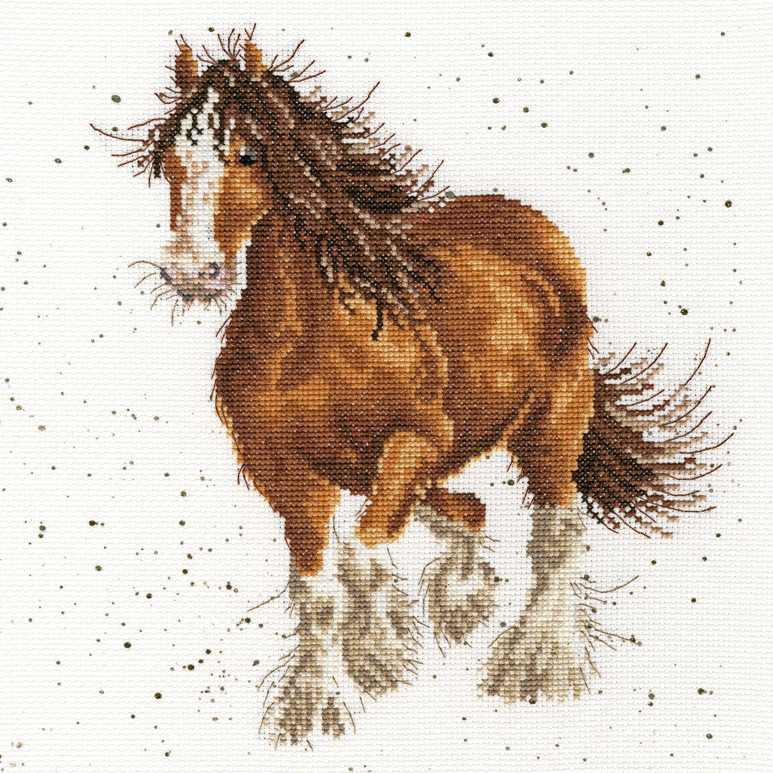 Bothy Threads Cross Stitch Kit - Wrendale Designs - Feathers