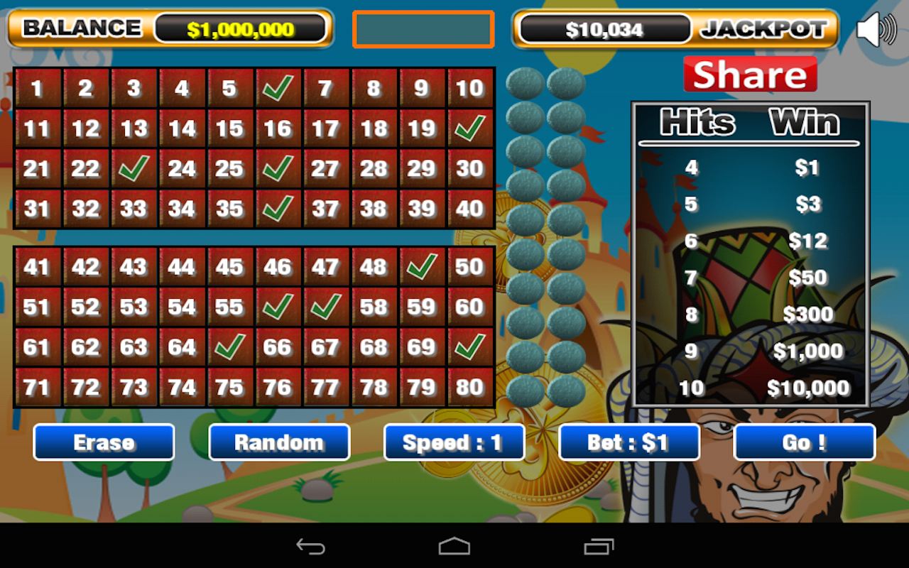 Sultan Quest Keno HD for Android