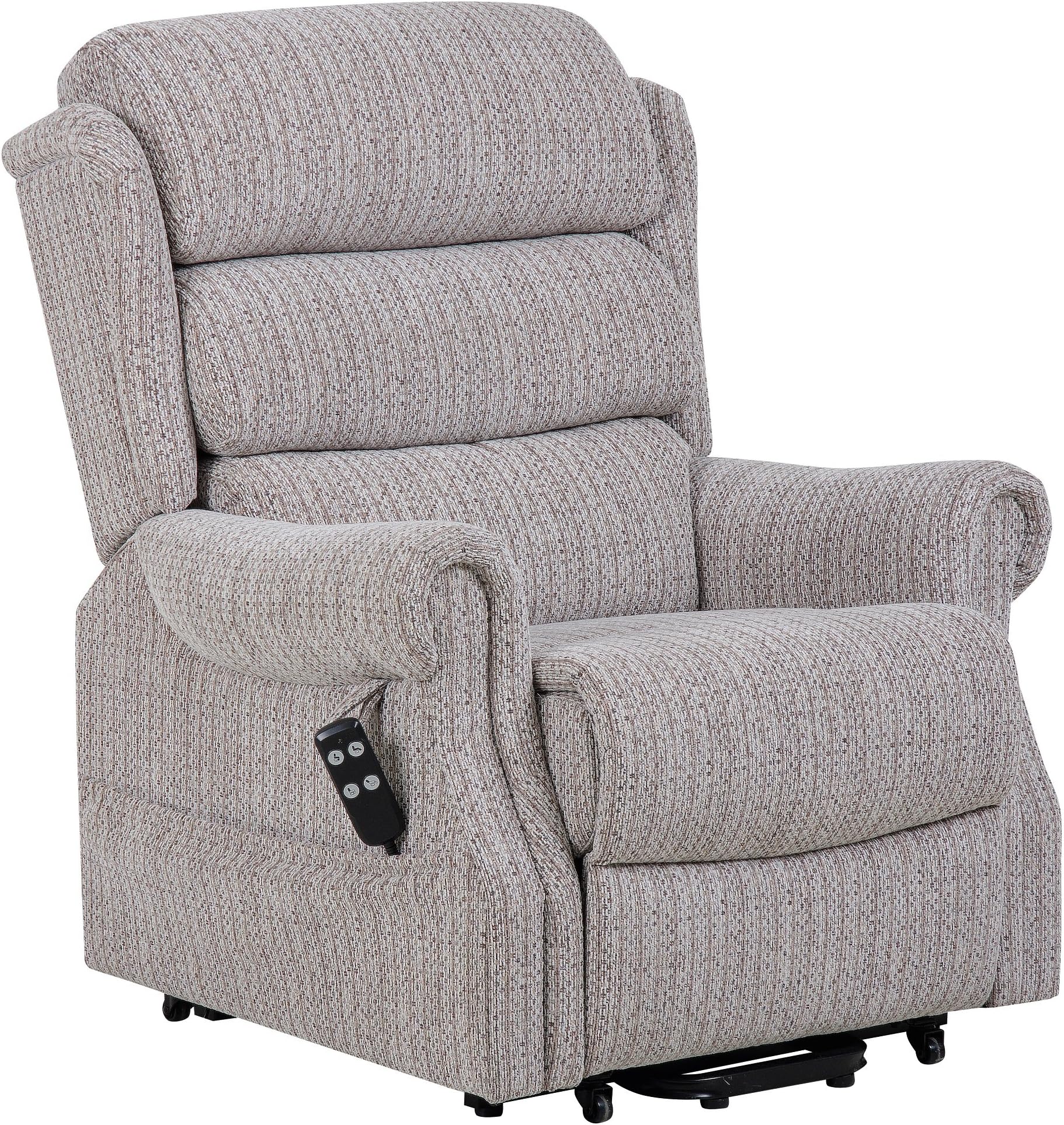 GFA Lincoln Petite - Dual Motor Riser Recliner Chair In Soft Wheat Fabric
