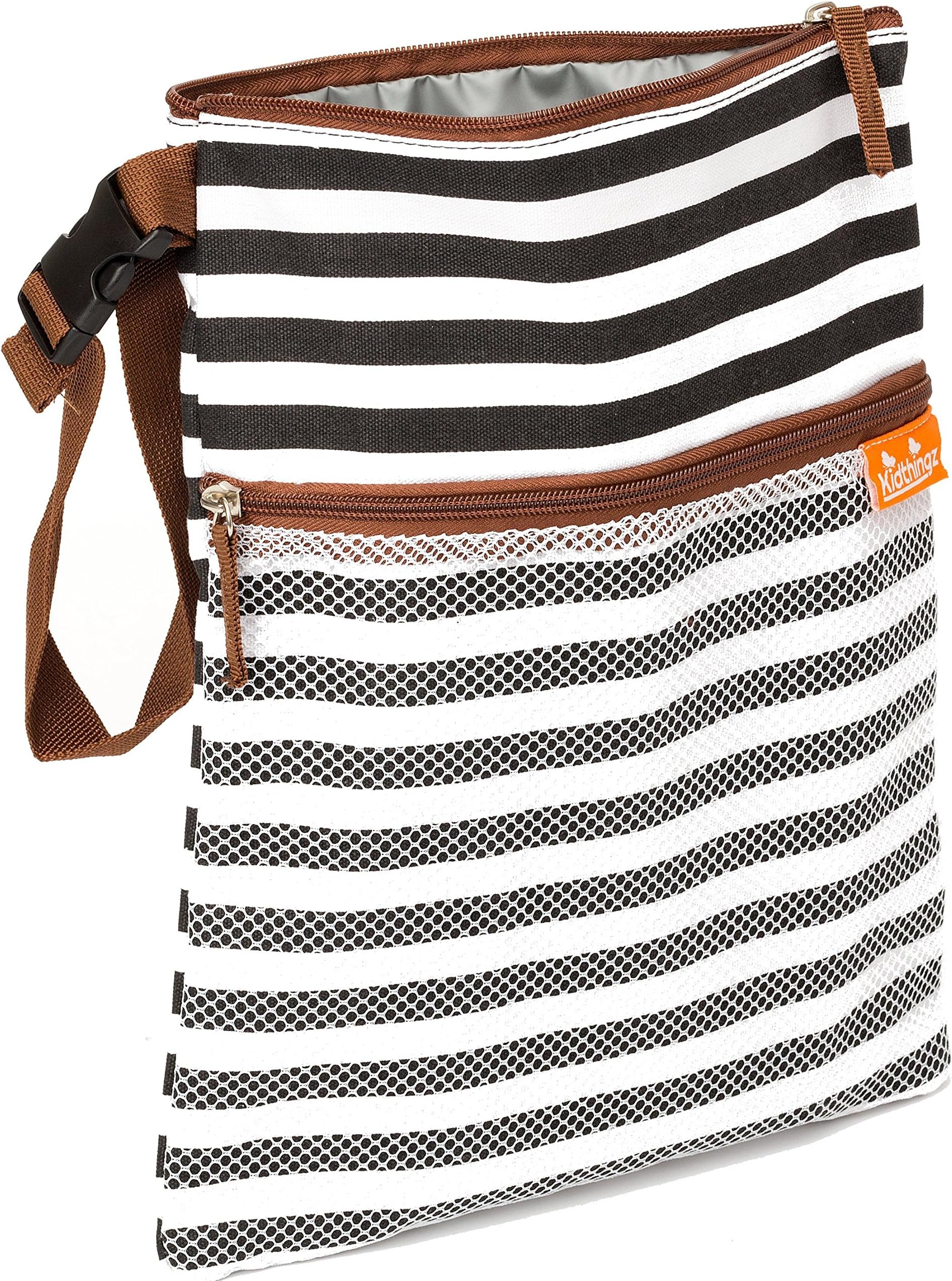 Wet Bag Dry Bag - Looks Great Anywhere– Easy to Clean – Perfect for Wet Clothes or as Cloth Diapers Wet Bag – Non Toxic Liner with Sealed Seams