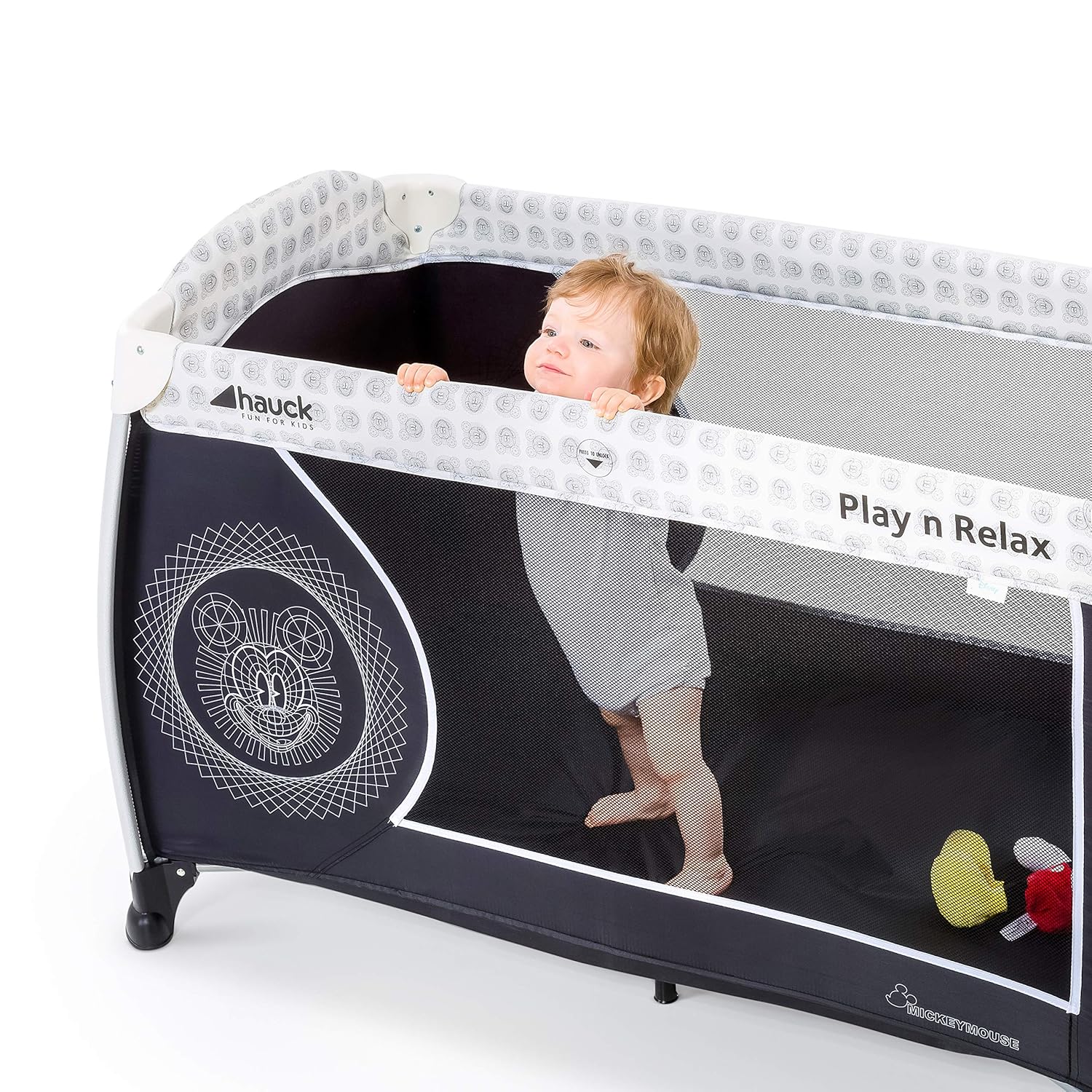 4-teilig Tragetasche Hauck Play‘n Relax Reisebett Schlupf 120 x 66 cm