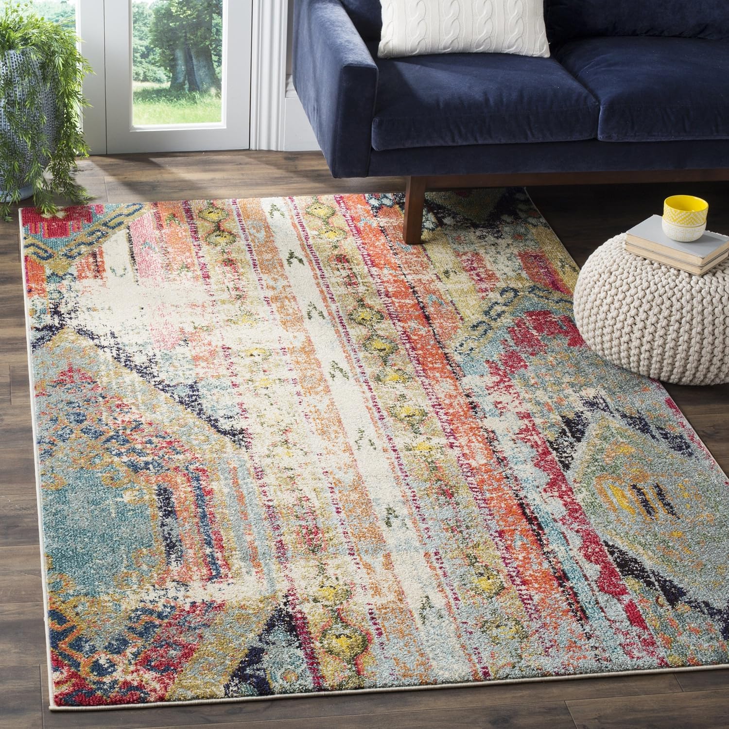Amazon Safavieh Monaco Collection MNC222F Modern Bohemian