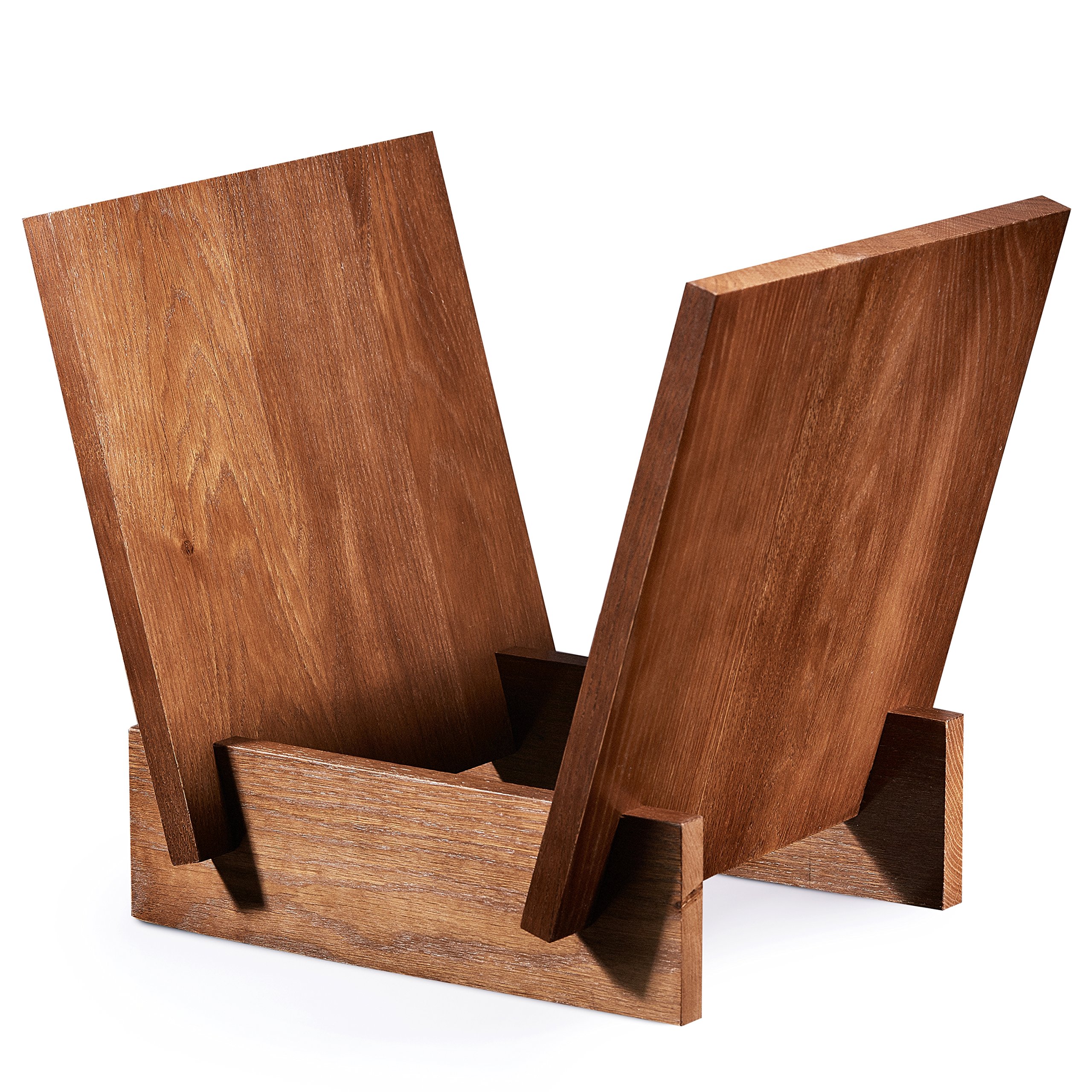 Vinyl Record Storage -Solid Wood With Premium Design - Stores and Displays Up To 40 Albums Of 12" LPs