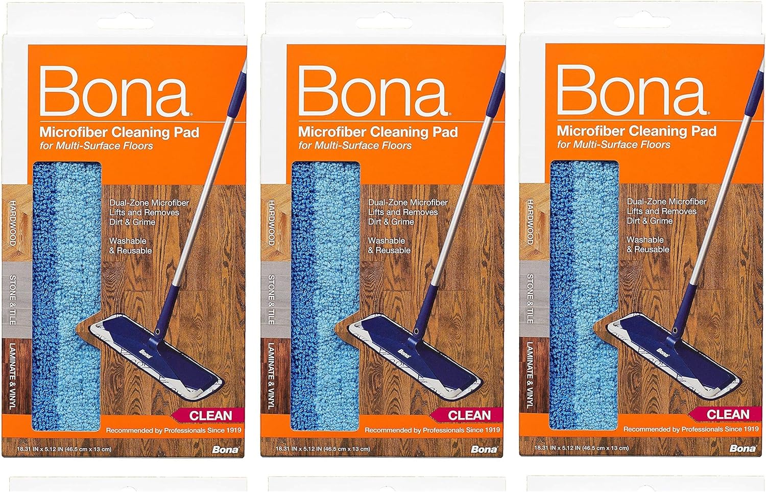 Cleaning Pads Micrifiber 3 Count: Health & Personal Care