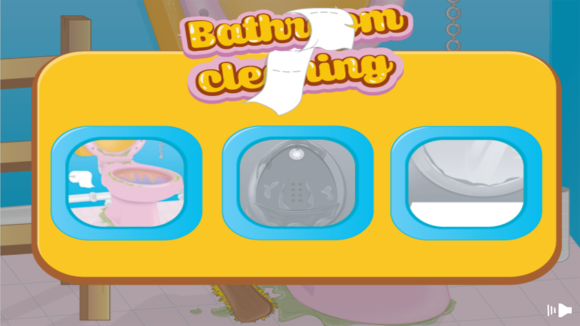 cleaning games toilet for for Android