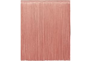DÉCOPRO 12" (30.5cm) Long Solid Chainette Bullion Fringe Trim (Style# CF12) Rose Pink #07 (Rose Pink) Sold by The Yard (36"/3 ft/0.9m)