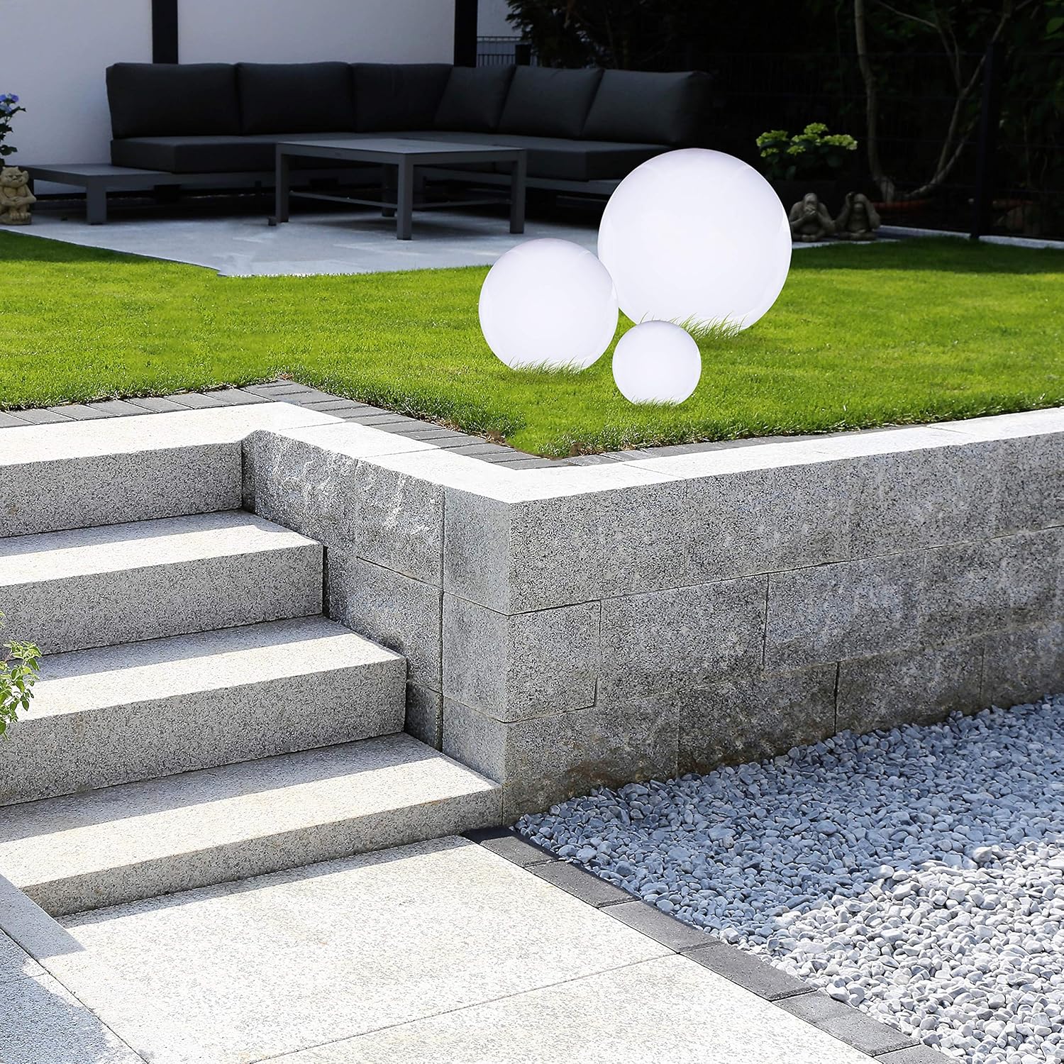 Sonstige Garten Terrasse Led Solar Leuchtkugel 25 Cm Warmweiss Solarleuchte Garten Lampe Solar Kugel Linkit Ro