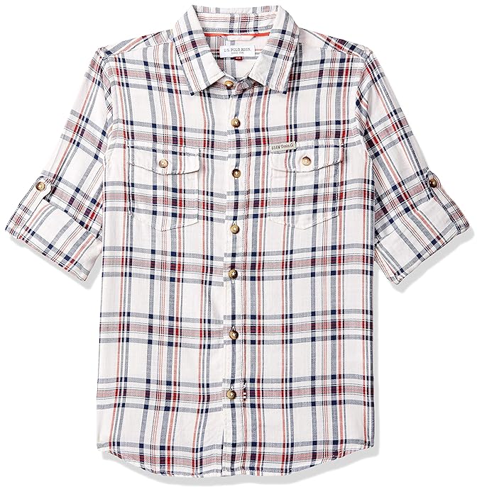 Baby Boys Checkered Regular fit Shirt