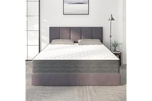 NapQueen Full Mattress, 12 Inch Victoria Hybrid Cooling Gel Infused Pocket Spring and Memory Foam Mattress, Full Size Mattress Bed in a Box, CertiPUR-US Certified, Fiberglass-Free Mattress