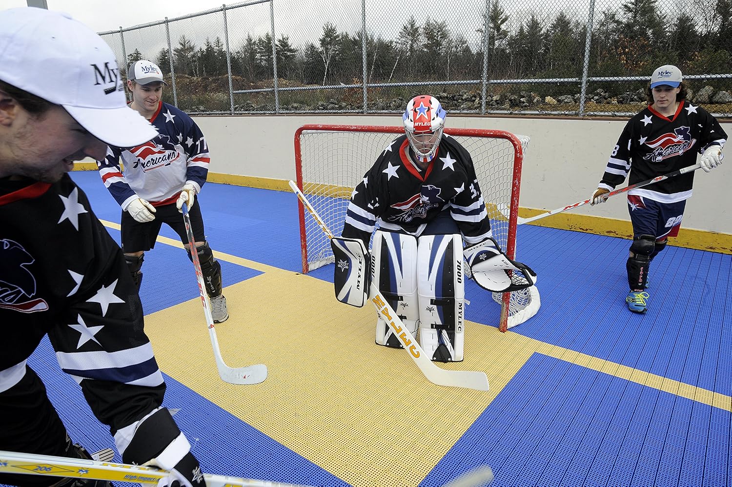 Mylec Ultra Pro II Goalie Mask : Field Hockey Goaltenders Helmets : Sports & Outdoors