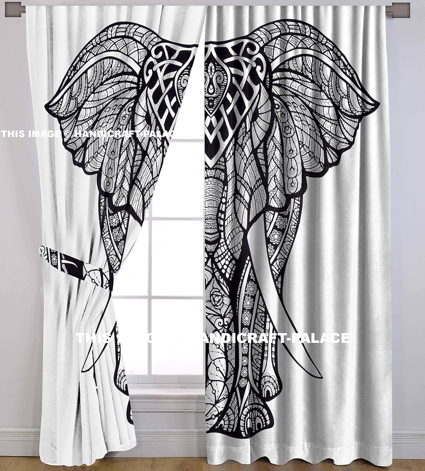 Buy Elephant Mandala Indian Curtain Hippie Wall Hanging Door