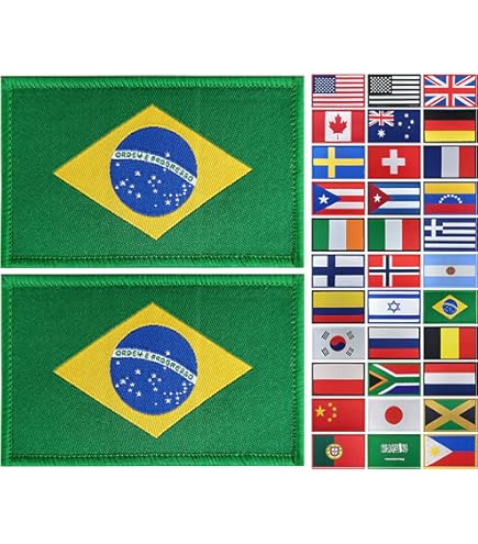 Toppa Teroadesiva Da Applicare Con Bandiere Ricaate, 14 Pezzi, Kit