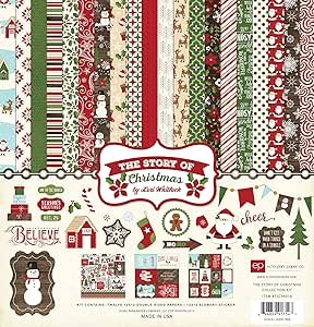 Echo Park Paper Company TSC94016 The Story of Christmas Collection Kit