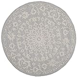 SAFAVIEH Bella Collection 3' Round Grey / Silver