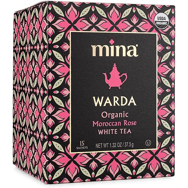 Amazon.com : Mina Zhar Organic Moroccan Orange Blossom Green Tea